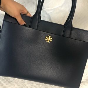 NEW- pre loved Tory Burch blue work bag